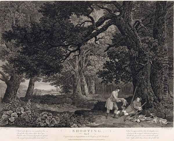 Shooting, plate 4, engraved by William Woollett 1735-85 1771 - view 1