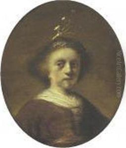 Portrait Of A Young Girl by Harmenszoon van Rijn Rembrandt