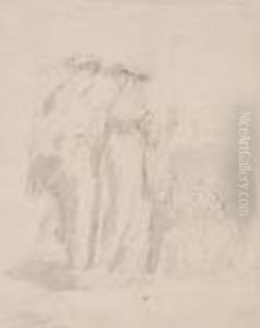 Death Appearing To A Wedded Couple by Harmenszoon van Rijn Rembrandt