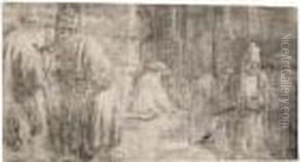 Jews In The Synagogue - view 1