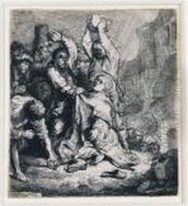 The Stoning Of St Stephen (b., Holl.97; H.125; Bb.35-a)
