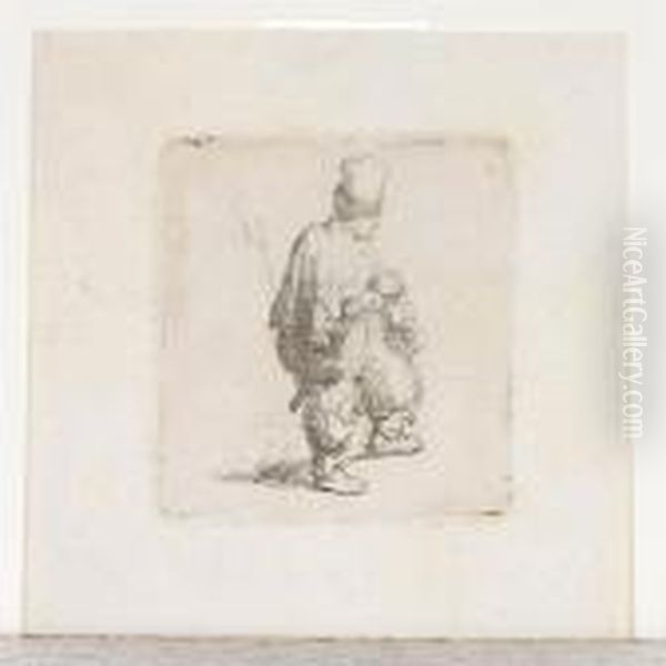Polander Standing With Arms Folded (b., Holl.140; H.138; Bb.35-7) - view 1