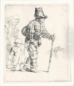 Peasant Family On The Tramp (b., Holl.131; H.259; Bb.52-3)