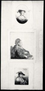 The Artist's Mother Seated by Harmenszoon van Rijn Rembrandt