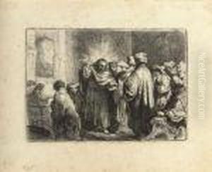 The Tribute Money (b., Holl. 68; H. 124) by Harmenszoon van Rijn Rembrandt