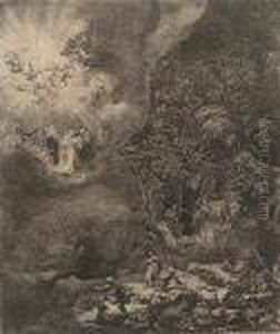 The Angel Appearing To The Shepherds (bartsch 44)