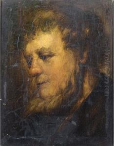 Study Of A Head Of A Bearded Man by Harmenszoon van Rijn Rembrandt