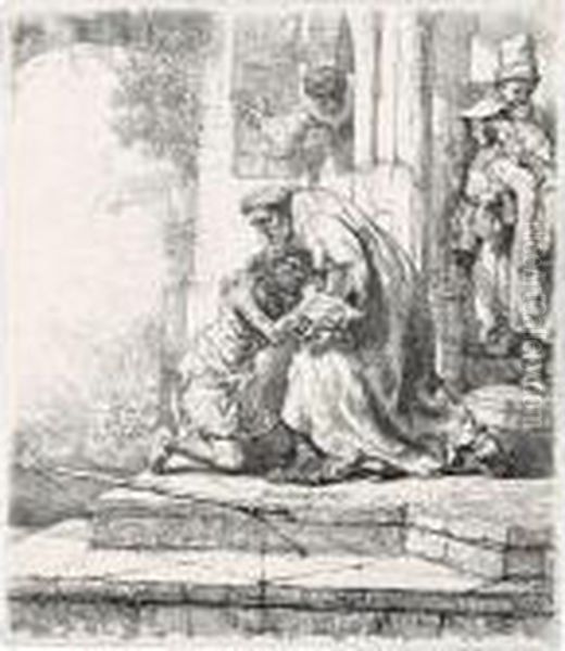 The Return Of The Prodigal Son (b., Holl.91; H.147; Bb.36-d) - view 1