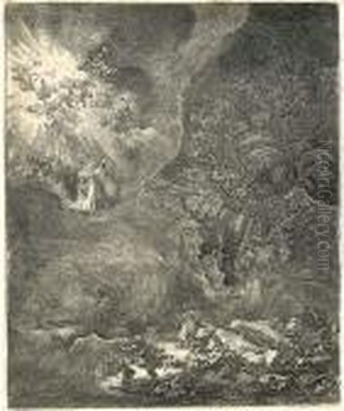 The Angel Appearing To The Shepherds - view 1