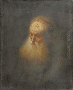 A Tronie: A Bearded Old Man by Harmenszoon van Rijn Rembrandt
