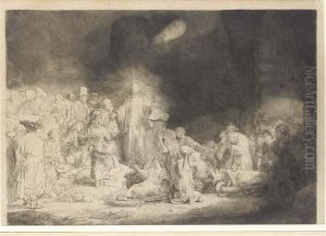 Christ Healing The Sick. 'the Hundred Guilder Print'