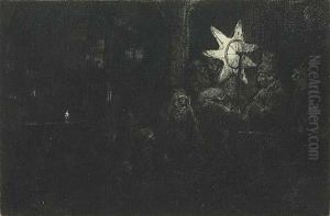 The Star Of Kings: A Night Piece. by Harmenszoon van Rijn Rembrandt