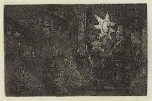 The Star Of Kings: A Night Piece by Harmenszoon van Rijn Rembrandt
