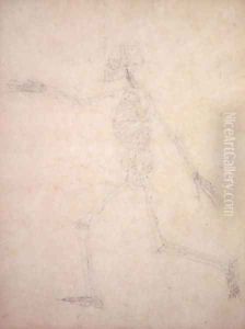 Study of the Human Figure, Lateral View, from A Comparative Anatomical Exposition of the Structure of the Human Body with that of a Tiger and a Common Fowl, 1795-1806 8 by George Stubbs
