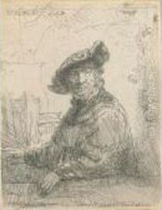 Man In An Arbour (b., Holl. 257; H. 194; Bb. 42-a)