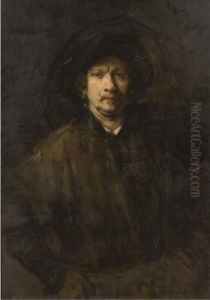 Portrait Of The Artist by Harmenszoon van Rijn Rembrandt