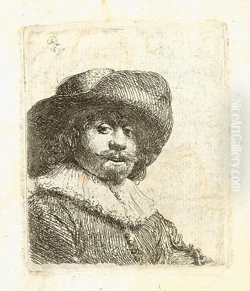Man In A Broad-brimmed Hat (bartsch 311) - view 1