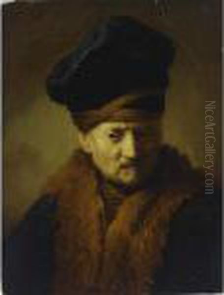 A Portrait Of An Old Man, Bust Length, Wearing A Fur-lined Coat And A Black Kolpak - view 1