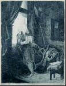 "alla Finestra" by Harmenszoon van Rijn Rembrandt