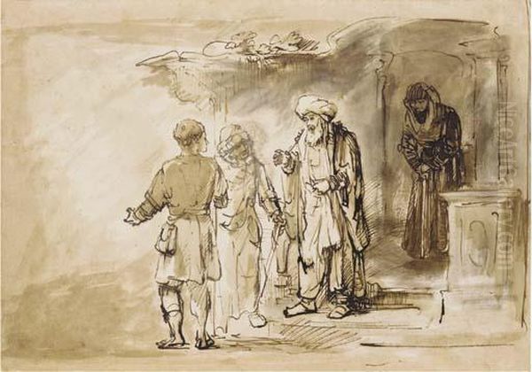 The Banishment Of Hagar And Ishmael - view 1