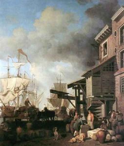 A Thames Wharf 1750's