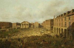 Covent Garden Market and Piazza, c.1749-58
