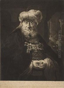 A Jew Rabbi by Harmenszoon van Rijn Rembrandt