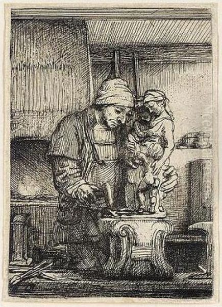 The Goldsmith (b., Holl.123; H.285; Bb.55-d) - view 1