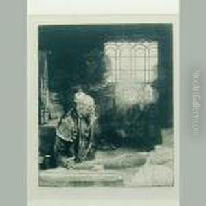Faust by Harmenszoon van Rijn Rembrandt
