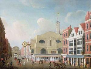 View of St. Dunstans in Fleet Street by Samuel Scott