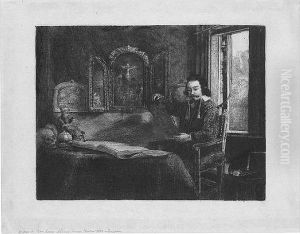 Abraham Francen, Apothecary (b., Holl.273; H.291; Bb.57-2) by Harmenszoon van Rijn Rembrandt