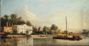Alexander Popes 1688-1744 Villa, Twickenham, c.1759