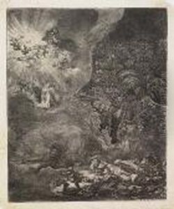 The Angel Appearing To The Shepherds<</b>