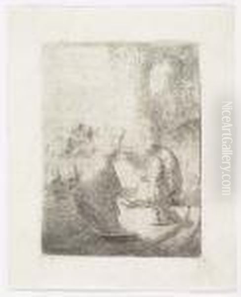 Christ Disputing With The Doctors: Small Plate<</b> - view 1