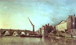 Westminster Bridge in 1747