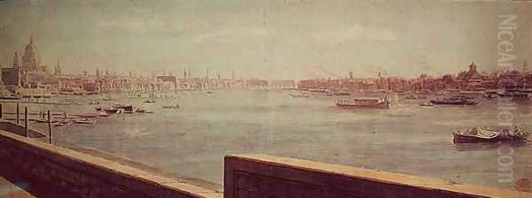 View of the Thames, London - view 1