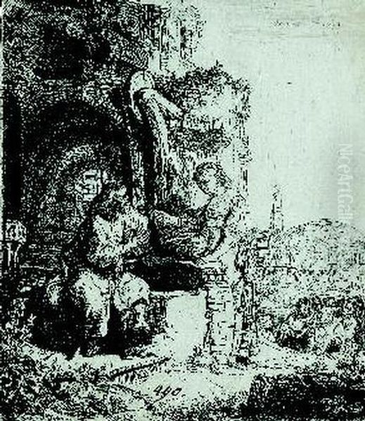 Christus Und Die Samariterin. - view 1
