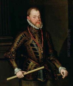 Philip II of Spain 1527-98 c.1570 by Alonso Sanchez Coello