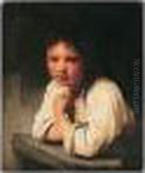 A Young Girl At A Window - view 1