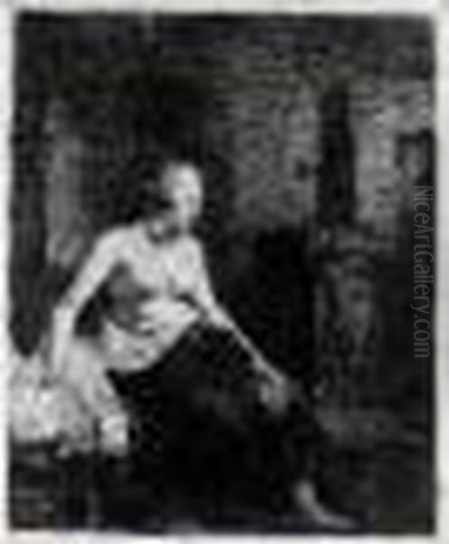 La Femme Devant Le Poele. 1658. - view 1