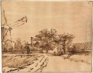The Ramparts Near The Bulwark Beside The City Gate At St.anthonispoort, Amsterdam