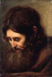 A Bearded Man, Head-and-shoulders by Harmenszoon van Rijn Rembrandt