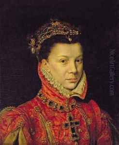 Elizabeth of Valois 1545-68 1570 by Alonso Sanchez Coello