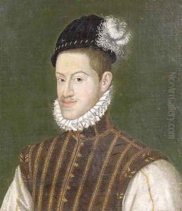 Portrait of Emperor Rudolf II 1552-1612 before 1576 by Alonso Sanchez Coello