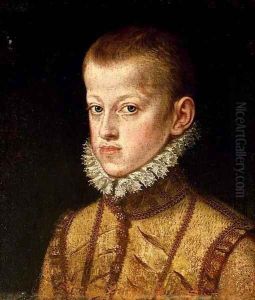 Portrait of Archduke Ernst of Austria, as a boy, bust-length
