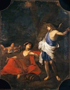 Hagar and the Angel by Giovanni Battista Spinelli