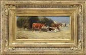 Western Hay Wagons by Frederic Remington