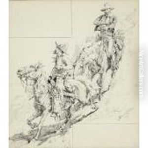 The Couriers by Frederic Remington