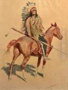 A Sioux Chief by Frederic Remington
