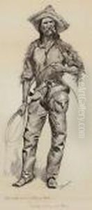 A Shattered Idol by Frederic Remington